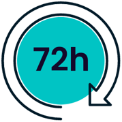 72 hours after stopping smoking icon