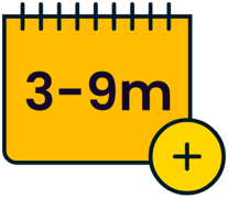 3 to 9 months after stopping smoking icon